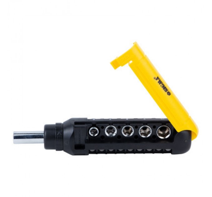 Набір викруток Sigma з реверсом + насадки торцеві та біти 1/4" 13шт CrV (4001931)