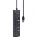 Gembird Концентратор Gembird 7 ports (1xUSB3.1+6xUSB2.0) switch black (UHB-U3P1U2P6P-01)