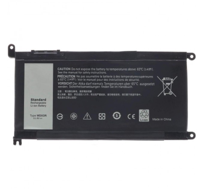Акумулятор до ноутбука Dell Inspiron 15-5568 WDX0R, 41Wh (3700mAh), 3cell, 11.4V, Li-ion AlSoft (A71072)