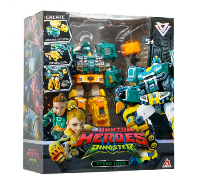 Трансформер Dinoster Стего Трон (2 машини, динозаври) (EU580804)