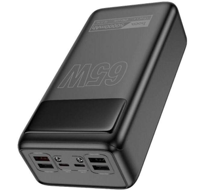 Батарея універсальна HOCO 50000mAh Apollo PD/65W QC/3.0 Black (DB81A / 714725)