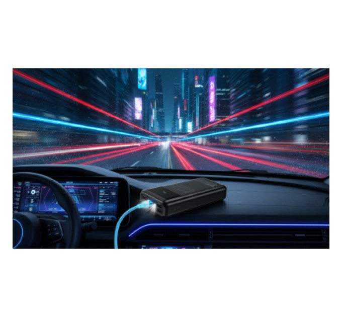 Батарея універсальна HOCO 30000mAh Apollo PD/65W QC/3.0 Black (DB81 / 714720)