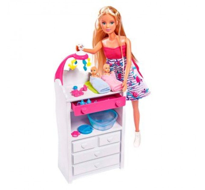 Лялька Simba Штеффі Вагітна двійнятами з немовлятами та аксесуари (5733333)