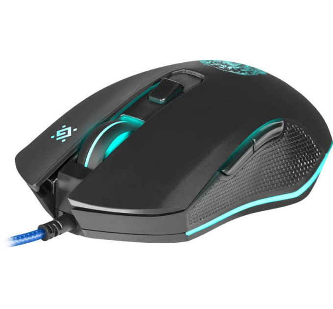 Defender Мишка Defender Sleipnir GM-927 USB Black+ Килимок (52927)