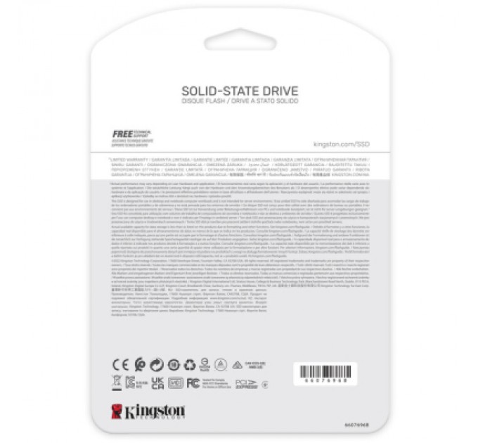 Kingston Накопичувач SSD M.2 2280 4TB Kingston (SNV2S/4000G)