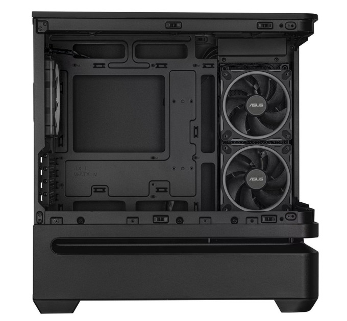 ASUS Корпус Asus Prime AP202 ARGB Tempered Glass Black без БЖ (90DC00P0-B19000)