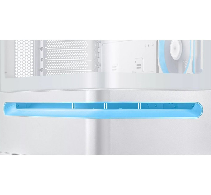 ASUS Корпус Asus Prime AP202 ARGB Tempered Glass White без БЖ (90DC00P3-B19000)