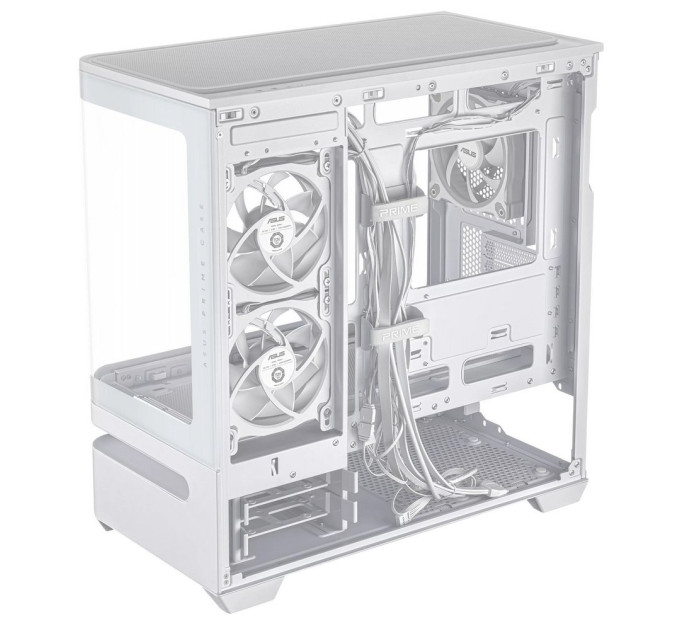 ASUS Корпус Asus Prime AP202 ARGB Tempered Glass White без БЖ (90DC00P3-B19000)