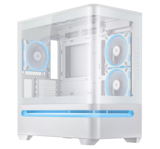 ASUS Корпус Asus Prime AP202 ARGB Tempered Glass White без БЖ (90DC00P3-B19000)