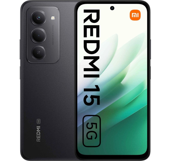 Xiaomi_ Смартфон Xiaomi Redmi 15 5G 4/128GB Midnight Black_EU
