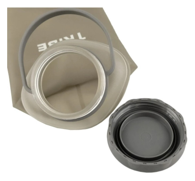 Tribe Пляшка для води Tribe Soft Bottle 1,5 л TPU м'яка grey (T-FE-0024-grey)