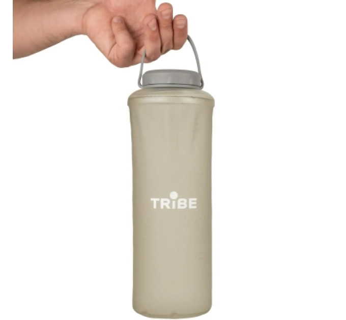 Tribe Пляшка для води Tribe Soft Bottle 1,5 л TPU м'яка grey (T-FE-0024-grey)
