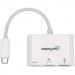 Intracom Концентратор Intracom USB3.1 Type-C to HDMI/USB 3.0/PD 60W 4-in-1 White Manhattan (152945)