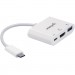 Intracom Концентратор Intracom USB3.1 Type-C to HDMI/USB 3.0/PD 60W 4-in-1 White Manhattan (152945)