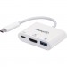 Intracom Концентратор Intracom USB3.1 Type-C to HDMI/USB 3.0/PD 60W 4-in-1 White Manhattan (152945)