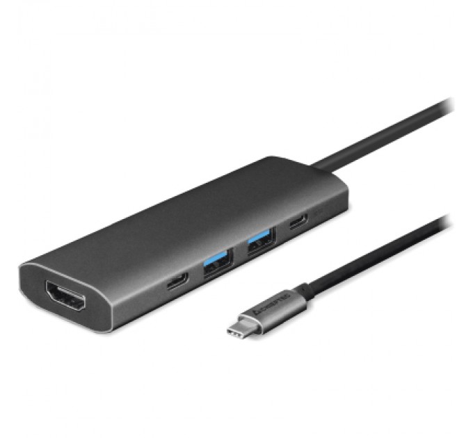 Chieftec Концентратор Chieftec USB3.2 Type-C to HDMI/USB 3.2x2/USB-C/PD 80W 5-in-1 DSC-502 (DSC-502)