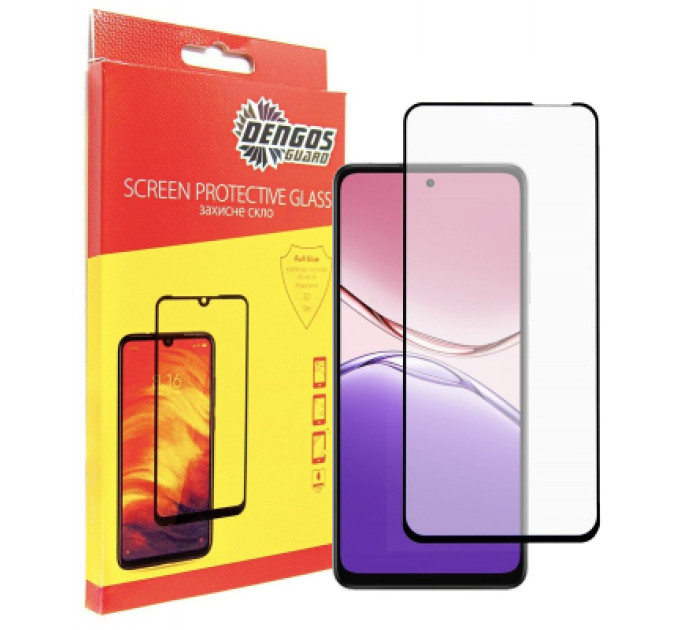 Dengos Скло захисне Dengos Full Glue OPPO A5x Black (TGFG-403)