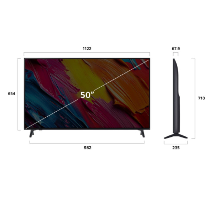 LG Телевізор LG 50QNED70A6A