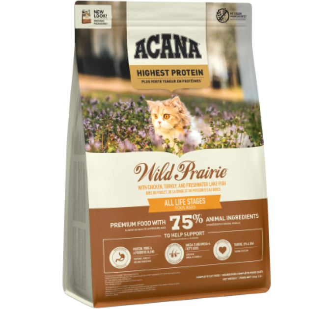 ACANA Сухий корм для кішок ACANA Wild Prairie Cat 1.8 кг (0064992714574)