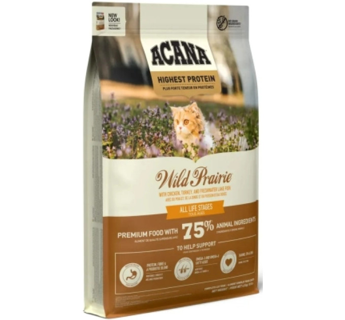 ACANA Сухий корм для кішок ACANA Wild Prairie Cat 4.5 кг (0064992714581)