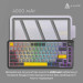 Ajazz Клавіатура Ajazz AK820 MAX PLUS Daydream Switch RGB Wireless/Bluetooth/USB Black (AK820MAX-DD-BGY)