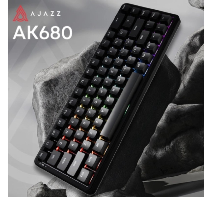 Ajazz Клавіатура Ajazz AK680 MAX Magnetic Switch RGB USB Black (AK680-WM-B-A)