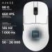Ajazz Мишка Ajazz AJ159PRO Wireless/Bluetooth/USB Charging Dock White (AJ159-PRO-W)
