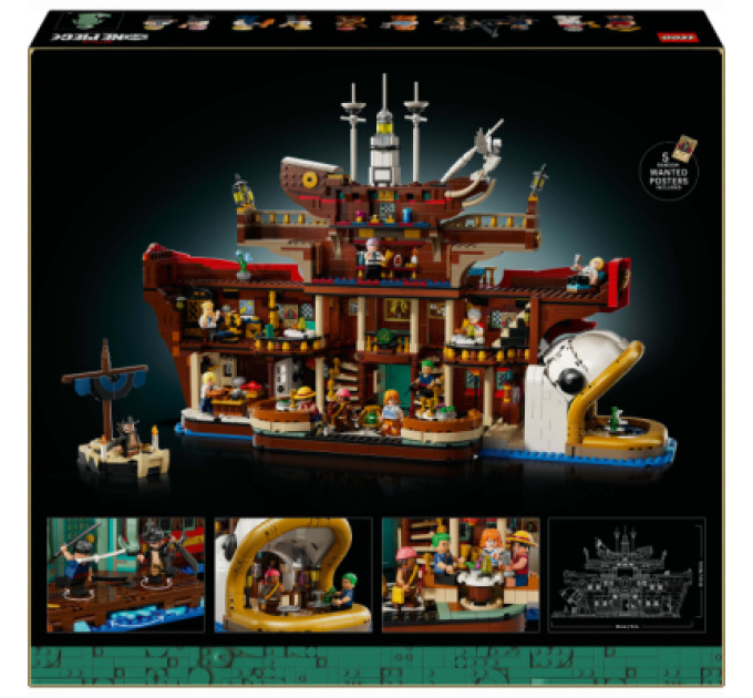 LEGO Конструктор LEGO One Piece Плавучий ресторан «Бараті» (75640-)