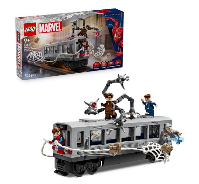 LEGO Конструктор LEGO Super Heroes Людина-Павук проти Дока Ока: Сцена в метро (76321)