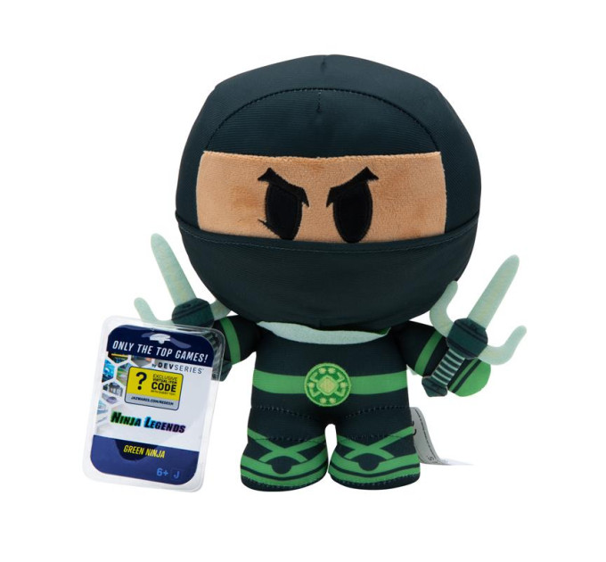 DevSeries М'яка іграшка DevSeries Collector Plush Ninja Legends Green Ninja (CRS0016)