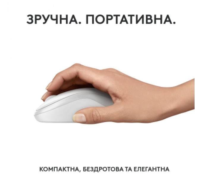 Logitech Мишка Logitech M240 Silent Bluetooth Off-White (910-007120)