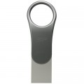Silicon Power USB флеш накопичувач Silicon Power 128 GB DriveMobile C80 USB 3.1 + Type-C Silver (SP128GBUC3C80V1S)