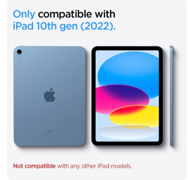 Spigen Чохол до планшета Spigen Apple iPad 10.9" (2022) Smart Fold, Black (ACS05309)