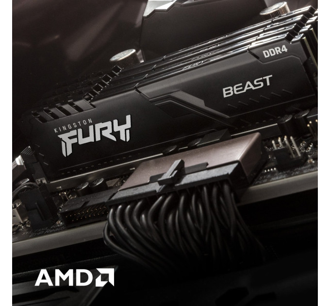 Kingston Модуль пам`ятi DDR4 16GB/3200 Kingston Fury Beast Black (KF432C16BB1/16WP)