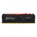 Kingston Модуль пам`яті DDR4 16GB/3200 Kingston Fury Beast RGB (KF432C16BB12A/16WP)