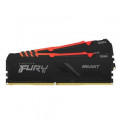 Kingston Модуль пам`яті DDR4 2x16GB/3200 Kingston Fury Beast RGB (KF432C16BB12AK2/32WP)