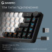 GamePro Клавіатура бездротова GamePro Asgard Valhalla MK210W Pro White