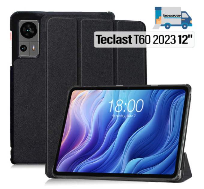 BeCover Чохол до планшета BeCover Smart Case Teclast T60 2023 12" Black (713721)