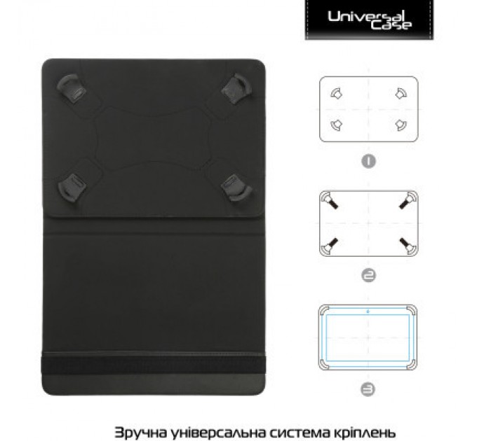 Armorstandart Чохол до планшета Armorstandart Silicone Hooks 10 Black (ARM59078)