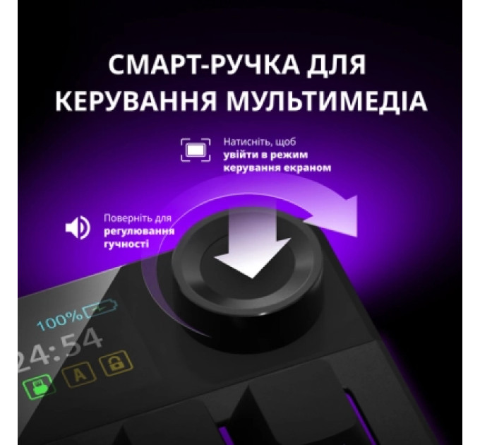 Lorgar Клавіатура Lorgar KBP70TKLW Wireless TKL Mechanical Pro UA Black/Red (LRG-KBP70TKLW-BK-US)