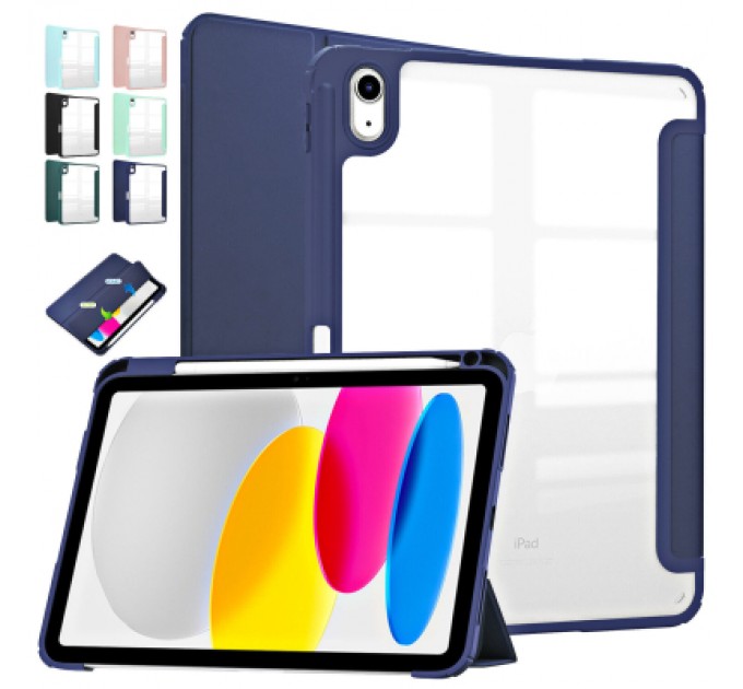 BeCover Чохол до планшета BeCover Soft Edge BeCover Apple iPad 10.9" 2022 Deep Blue (709185)