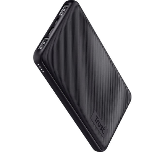 Trust Батарея універсальна Trust 10000mAh Primo ECO, 2хUSB-A/USB-C, 15W, black (24678_TRUST)
