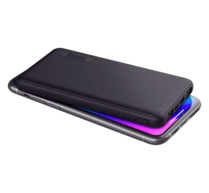 Trust Батарея універсальна Trust 10000mAh Primo ECO, 2хUSB-A/USB-C, 15W, black (24678_TRUST)