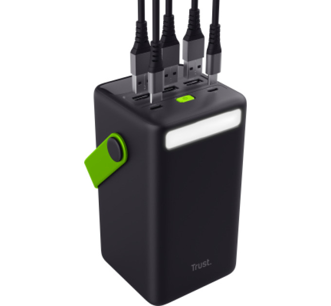 Trust Батарея універсальна Trust 50000mAh Redoh XXL, 3хUSB-A/USB-C, 20W, black (25196_TRUST)