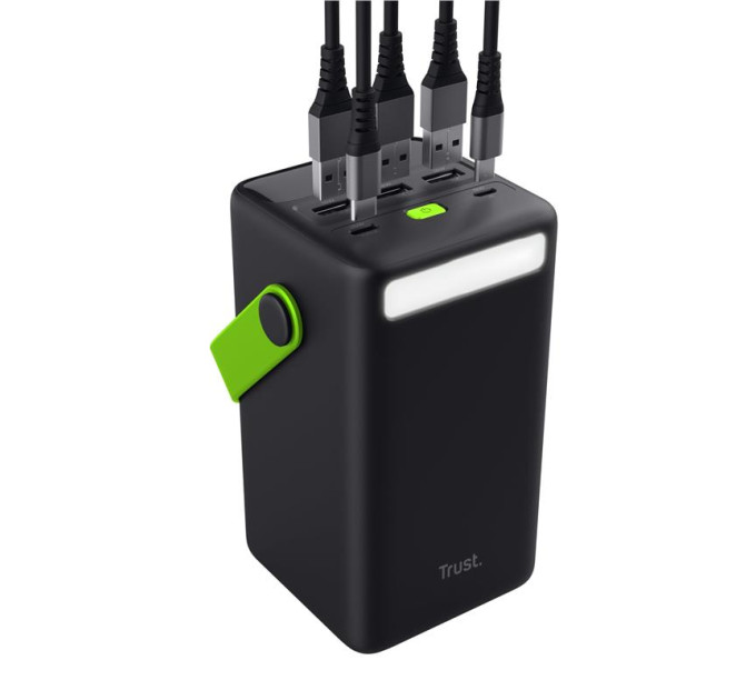 Trust Батарея універсальна Trust 50000mAh Redoh XXL, 3хUSB-A/USB-C, 20W, black (25196_TRUST)