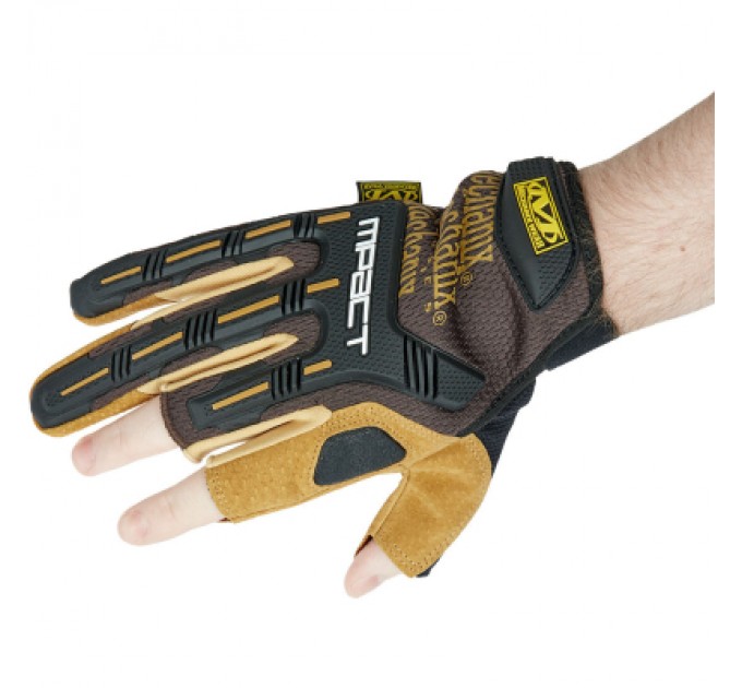 Тактичні рукавички Mechanix M-Pact Framer Leather L Brown (LFR-75-010)