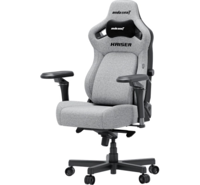AndaSeat Крісло ігрове AndaSeat Kaiser 4 V2 Fabric Size XL Ash Grey (AD12YDDC-XLL-20-G-CF-03)