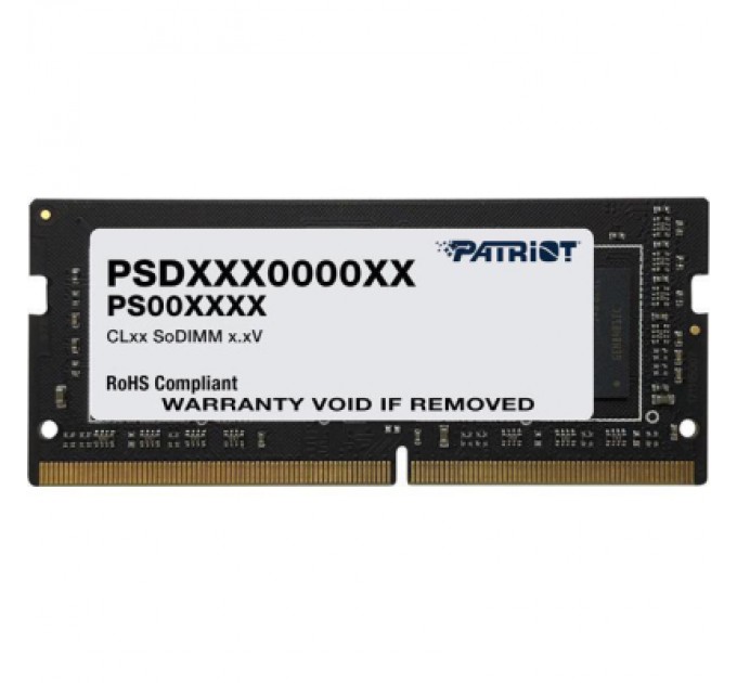 Модуль пам'яті для ноутбука SoDIMM DDR4 16GB 3200 MHz Signature Line Patriot (PSD416G320081S)