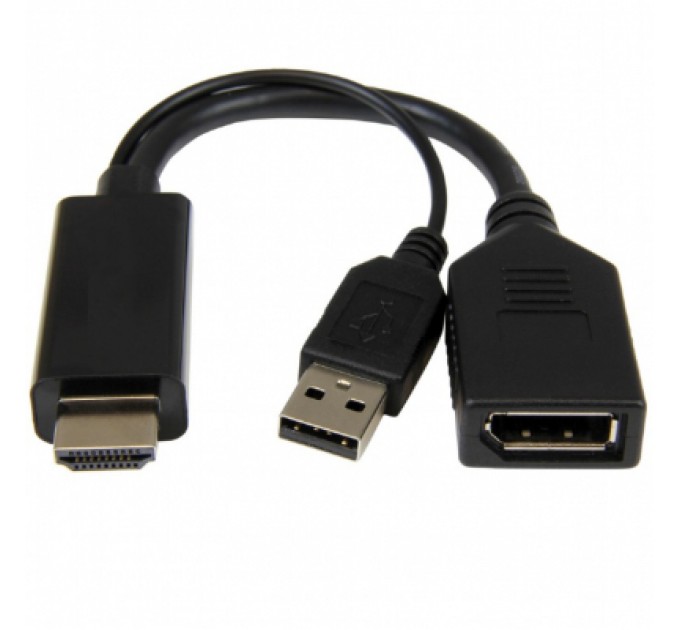 Перехідник HDMI to DisplayPort, 4K 30Hz Cablexpert (A-HDMIM-DPF-01)
