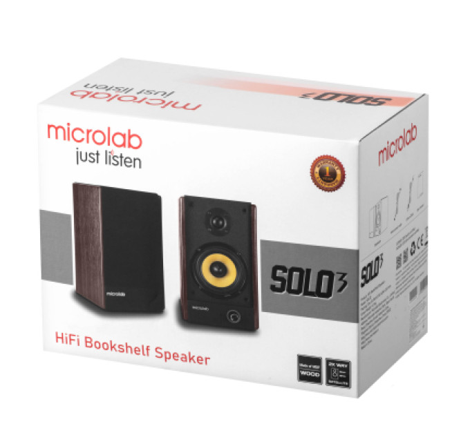 Microlab Акустична система Microlab SOLO 3 40W Brown (SOLO-3BR)